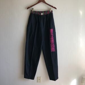 Rare Vintage Gitano Surf Rhythm Abstract Black Pants